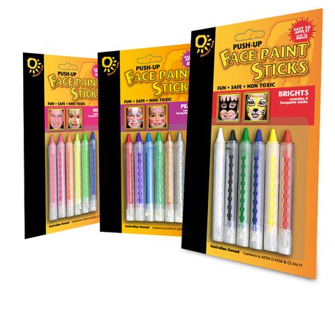 Derivan Face & Body Paint Sticks Sets