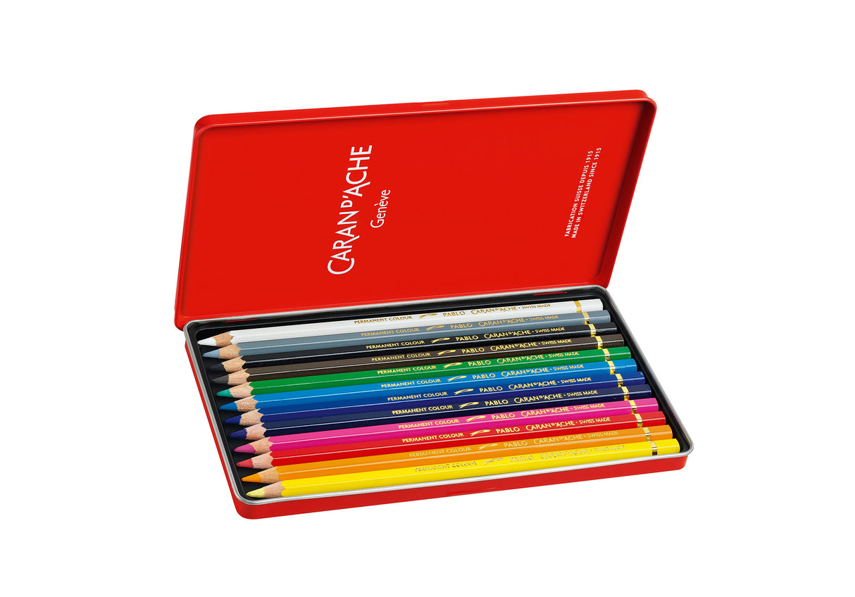 Caran d'Ache Pablo Pencil Set of 12 (666-312)