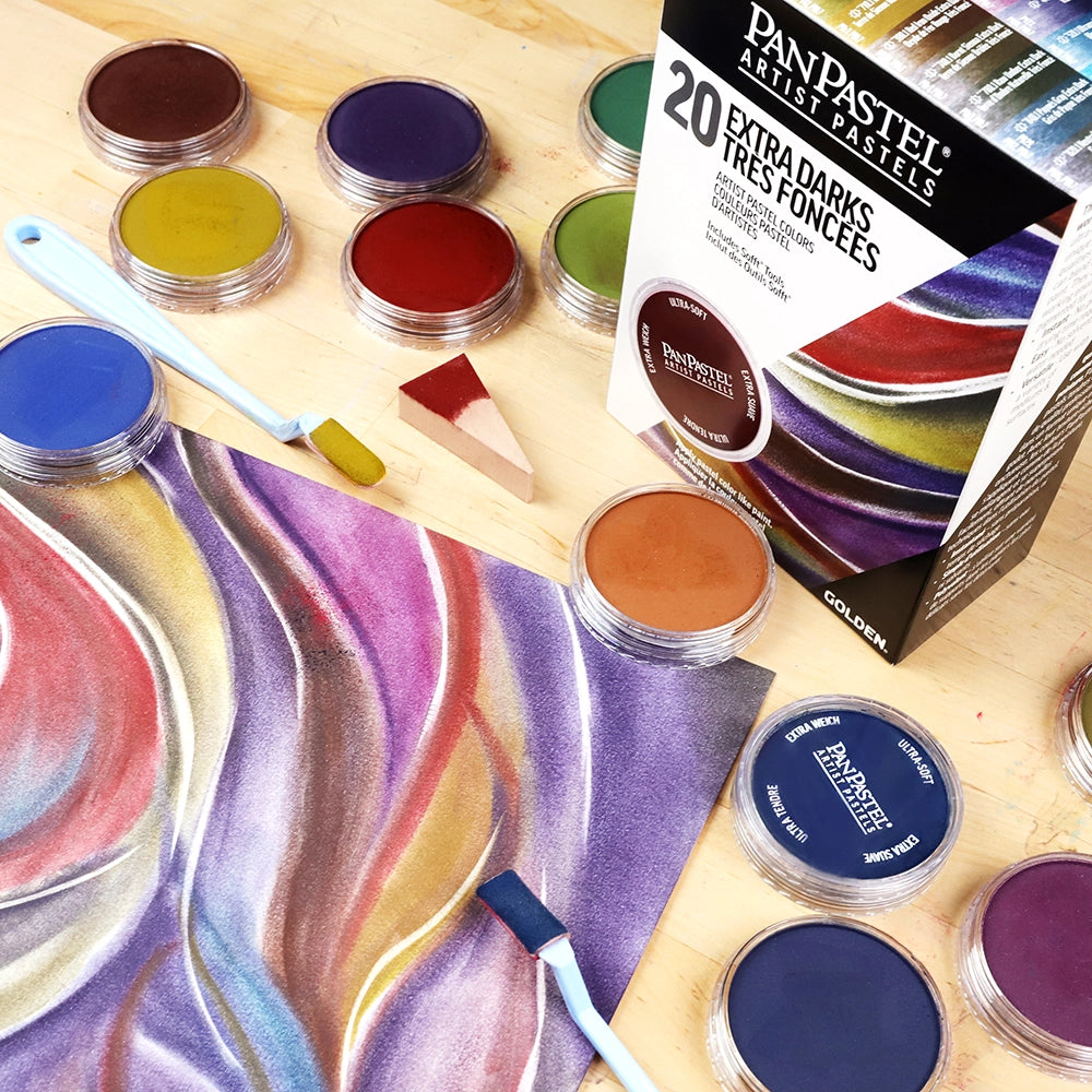 PanPastel 20 Colour Set – Extra Dark Colours