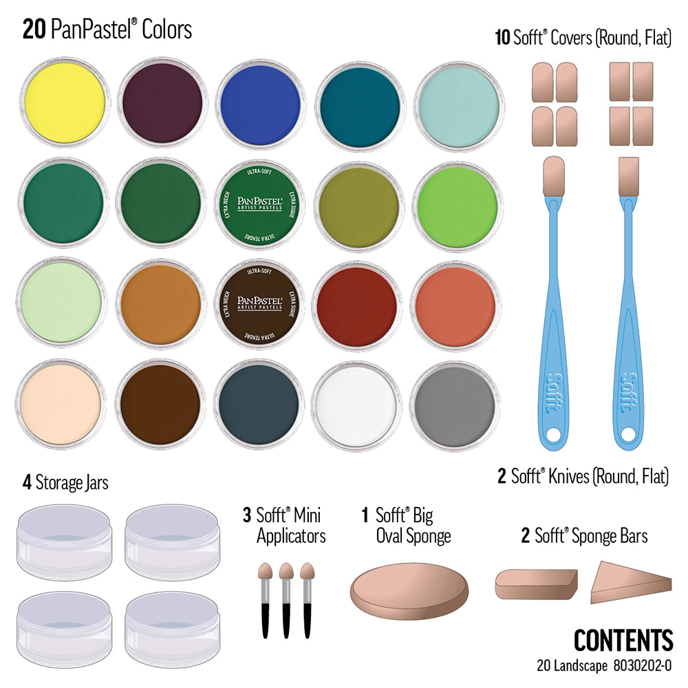 PanPastel 20 Colour Set – Landscape Paysage
