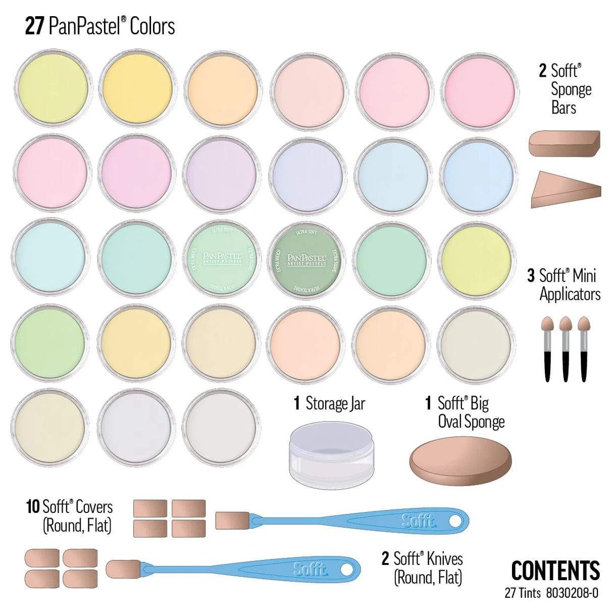 PanPastel 27 Colour Set - Tints