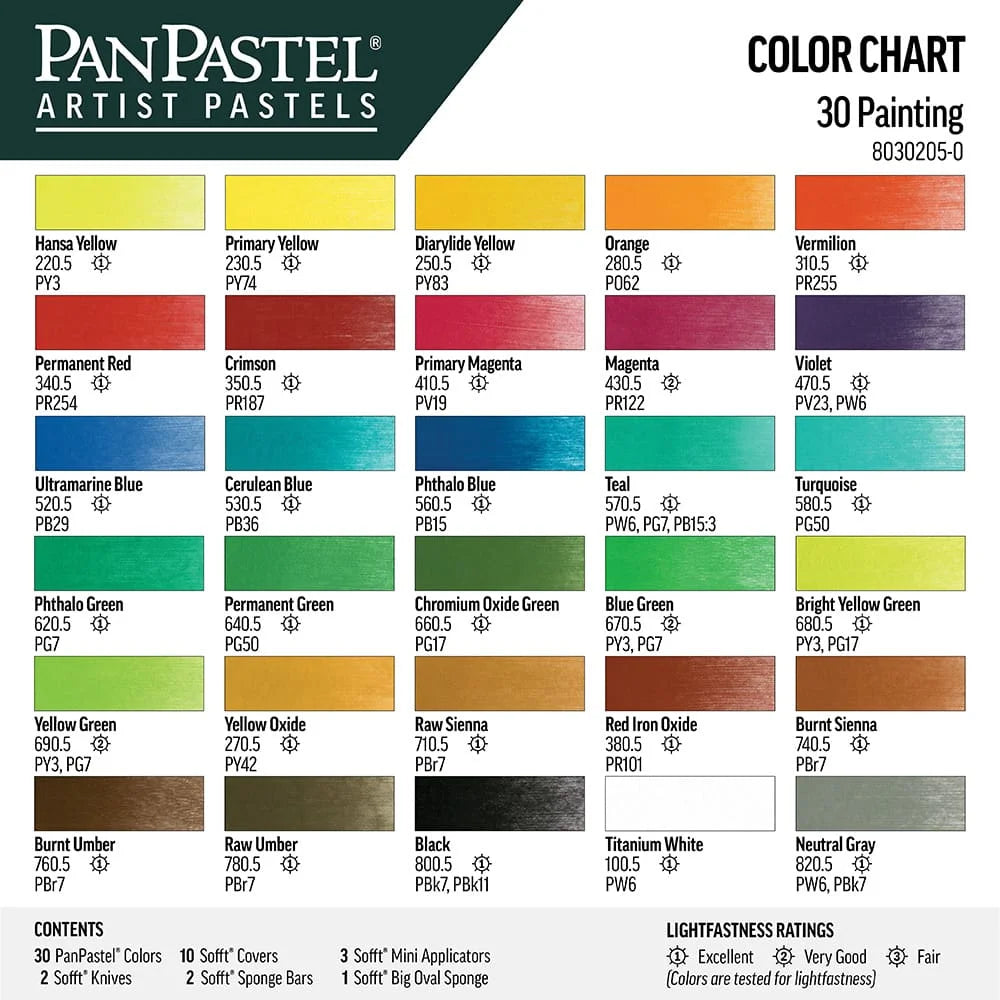 PanPastel 30 Colour Set – Painting Pure Colours