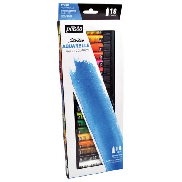 Pebeo Watercolour 18 Tube Set
