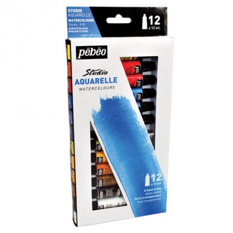 Pebeo Watercolour 12 Tube Set