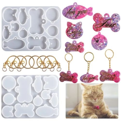 MAD Pet Keyring Molds #166