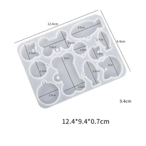 MAD Pet Keyring Molds #166