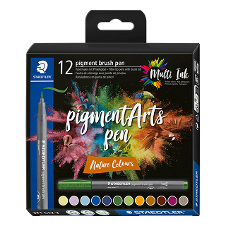 Staedtler Pigment Arts Brush Pen Sets