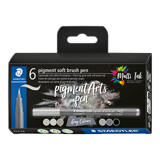 Staedtler Pigment Arts Brush Pen Sets