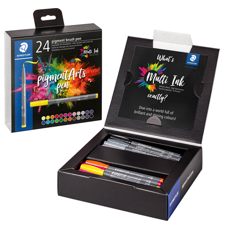 Staedtler Pigment Arts Brush Pen Sets