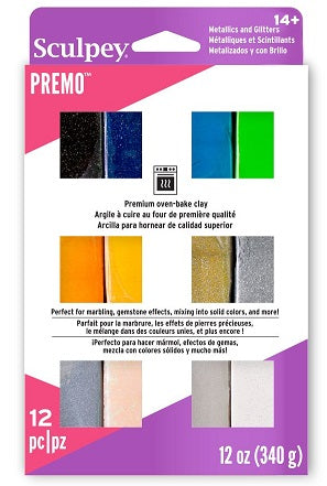 Sculpey Premo Multipack Glitter & Metallic