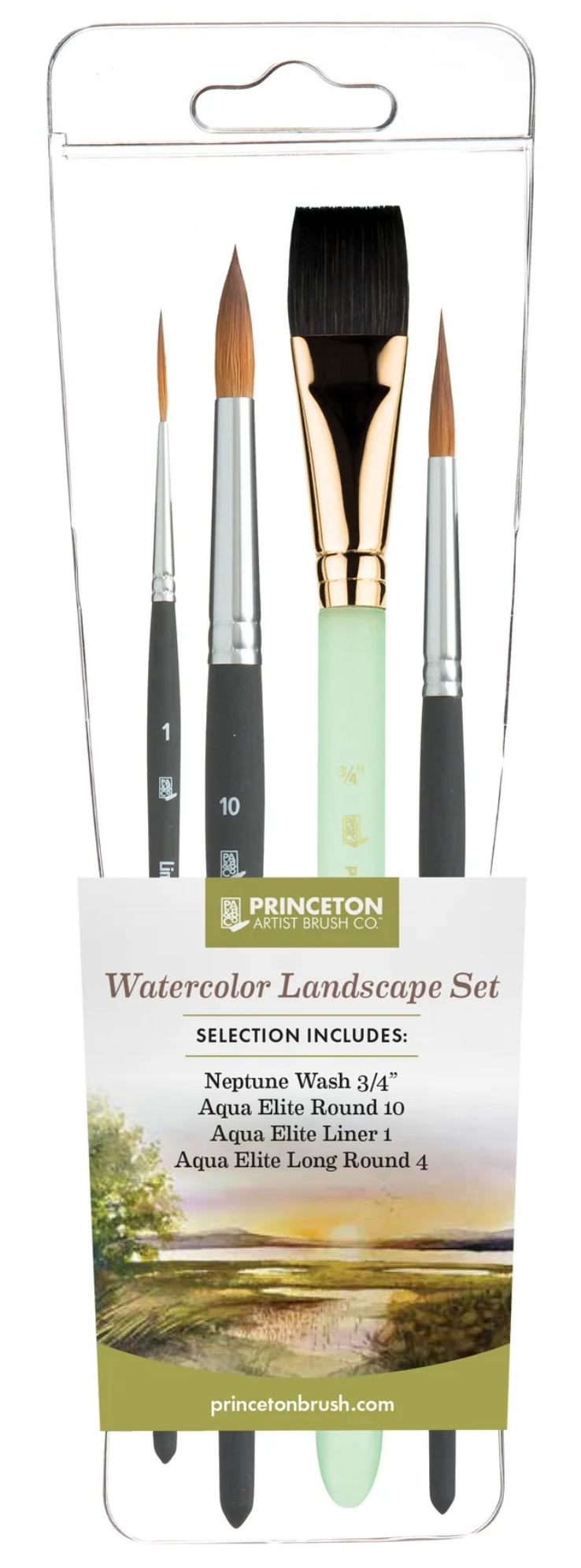 Princeton Watercolor Landscape 4-Piece Set