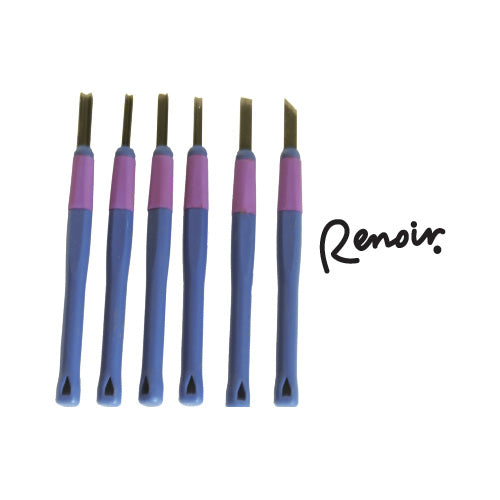 Renoir Deluxe Carving Tools - 6pk