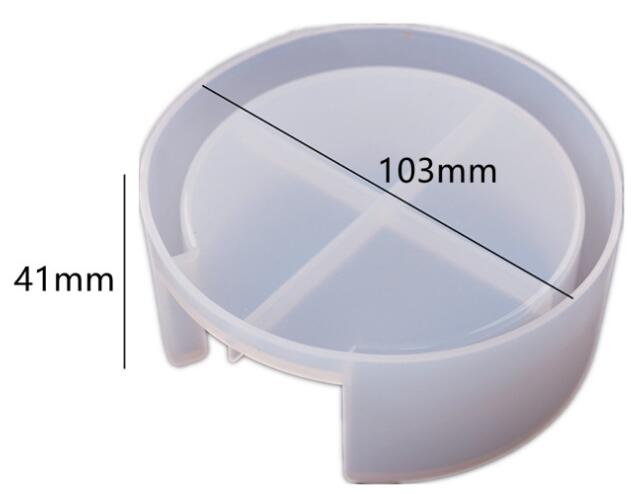MAD Round Coaster and Holder Mould #096