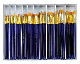 R&L Golden Taklon Brushes