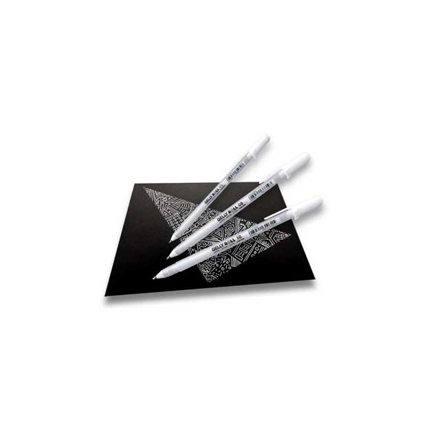 Sakura Gelly Roll Pens - Opaque White