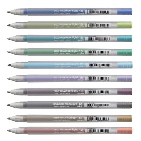 Sakura Gelly Roll Moonlight Earth Colours 10pc Set