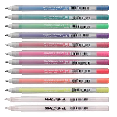 Sakura Gelly Roll Moonlight Colours 12pc Set