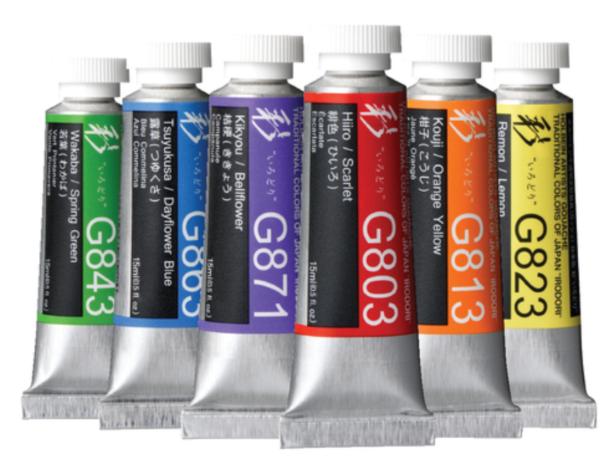 Holbein Irodori Artists' Gouache 15ml Tubes