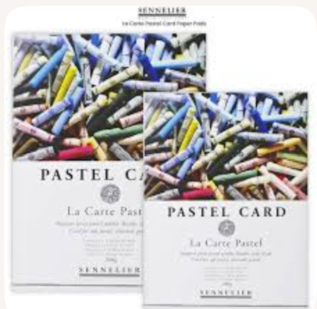 Sennelier La Carte Pastel Card Pad – 6 Shades, 12 Sheets, 16 × 24 cm