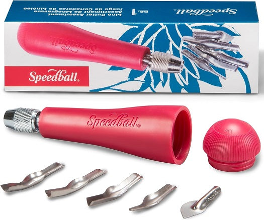 Speedball Lino Cutter with 5 blades