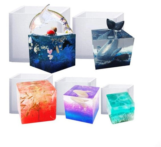 MAD Square Resin Silicone Mold #024