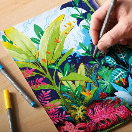 Staedtler Pigment Arts Brush Pen Sets