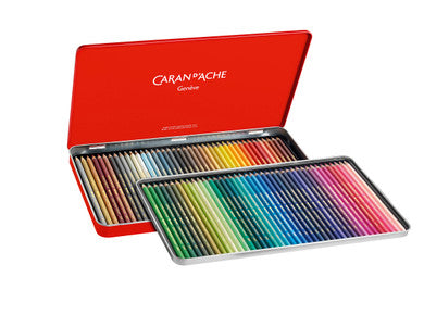 Caran d'Ache Supracolor Aquarelle Metal Tin Set of 80 (3888-380)