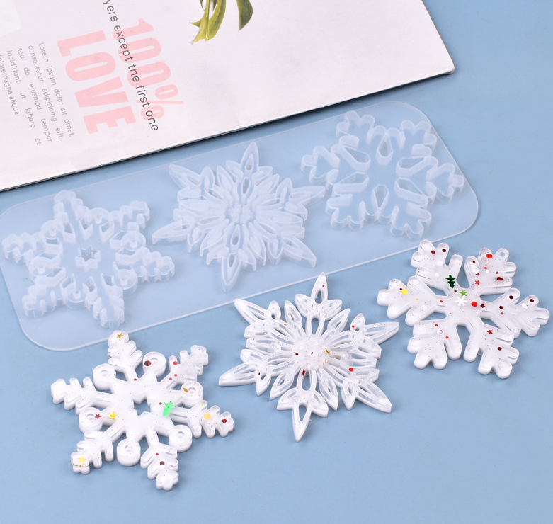 MAD 3 Snowflakes Resin Mould