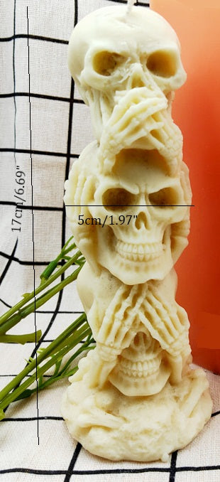 MAD Three Wise Skulls Mould #128