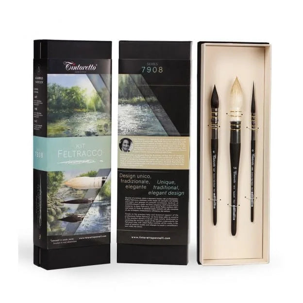 Tinto Watercolour Brush Set of 3 – Feltracco