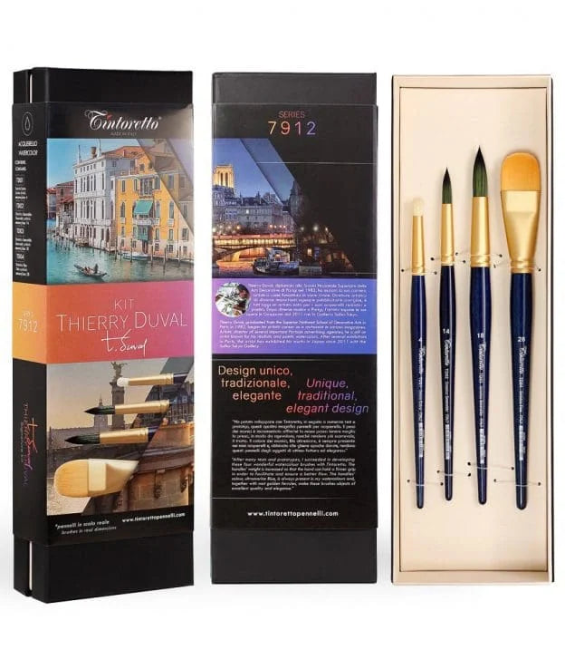Tinto Watercolour Brush Set of 4 – Duval
