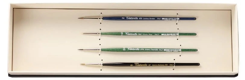 Tintoretto Floral Watercolour Brush Set Of 4 – Janet Pulcho