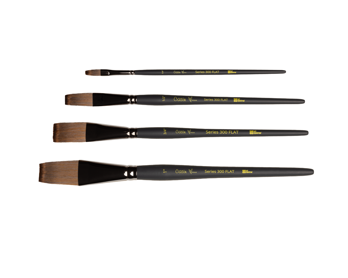 Art Spectrum Casin Vegan Brushes - 300 Flat