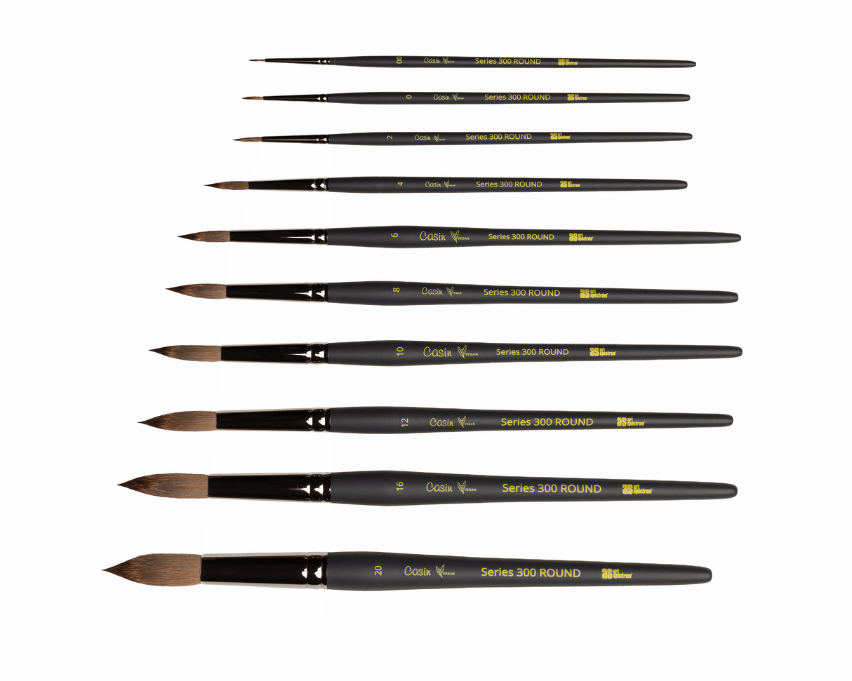 Art Spectrum Casin Vegan Brushes - 300 Round