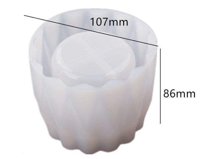 MAD Round Pen Holder / Vase Mold #121