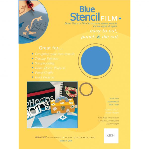 Grafix Blue Stencil Film