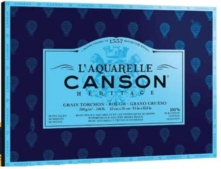 Canson Heritage 300gsm Blocks Rough