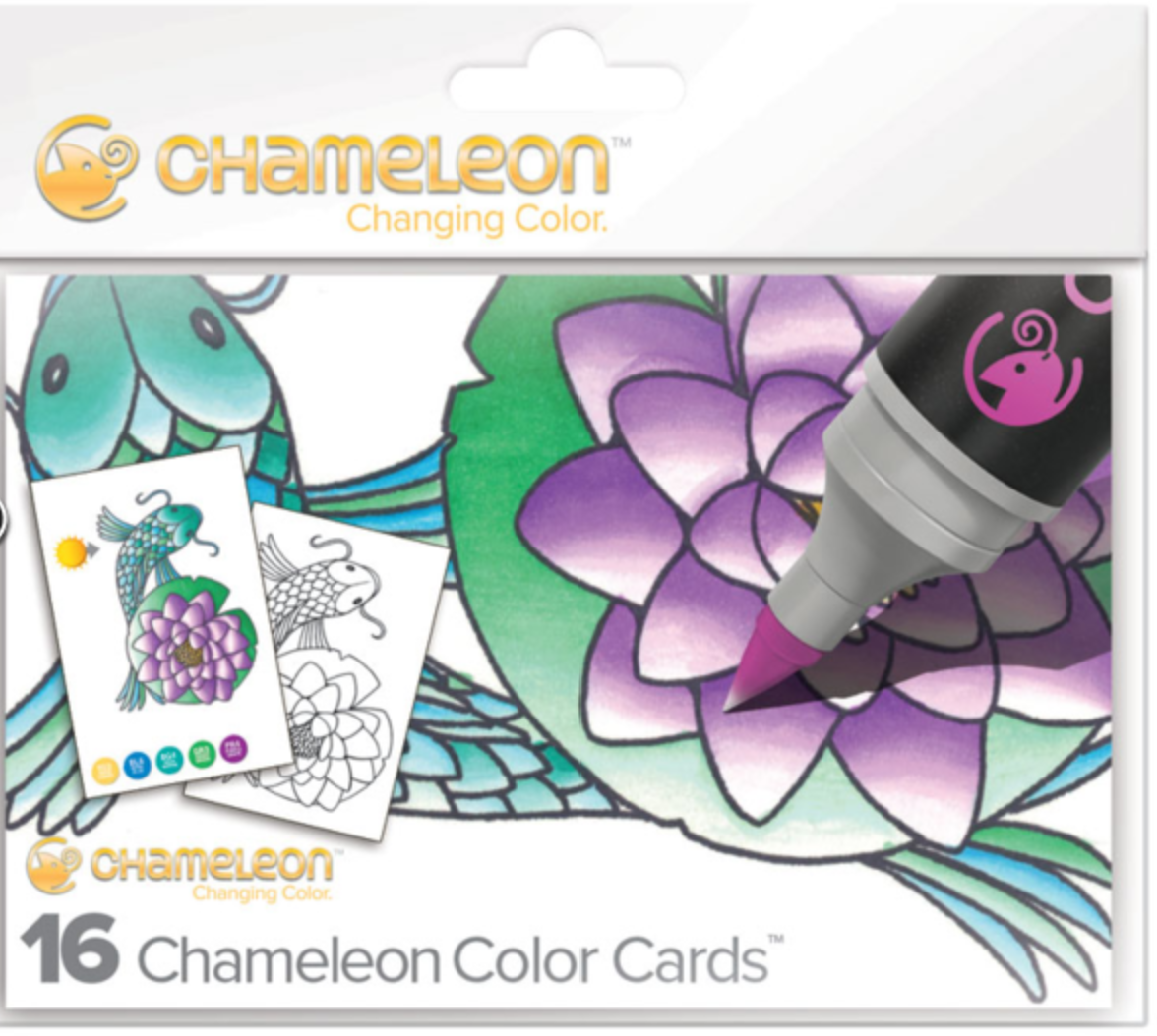Chameleon Colour Cards 300gsm Various Designs 10 x 15cm