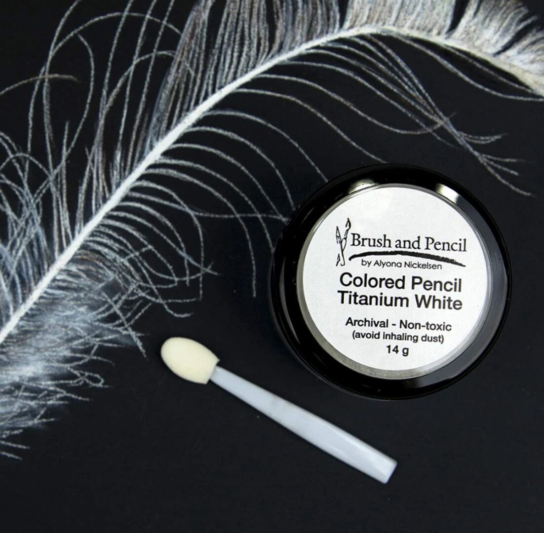 Coloured Pencil Titanium White