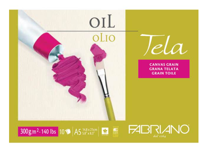 Fabriano Tela Oil Pads 300gsm A3 A4 A5
