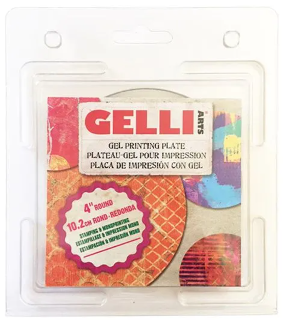 Gelli Arts Gel Printing Plate 4 inch Round (102mm)