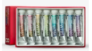 Holbein Artists' Watercolour Chroma Pearl 5ml x 8 Tubes W798