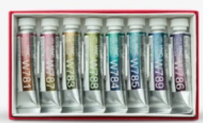 Holbein Artists' Watercolour Chroma Pearl 5ml x 8 Tubes W798