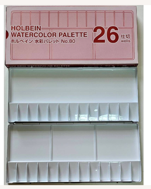 Holbein Metal Watercolour Palette 26 wells #80