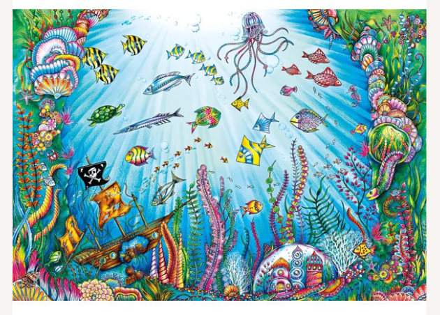 Johanna Basford Colouring Canvas