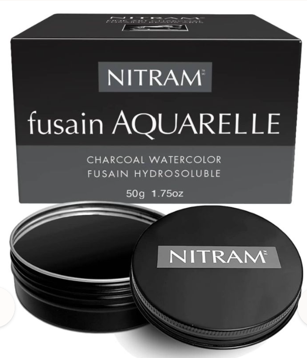 Nitram Fusain Aquarelle Fine Art Charcoal - Charcoal Watercolor