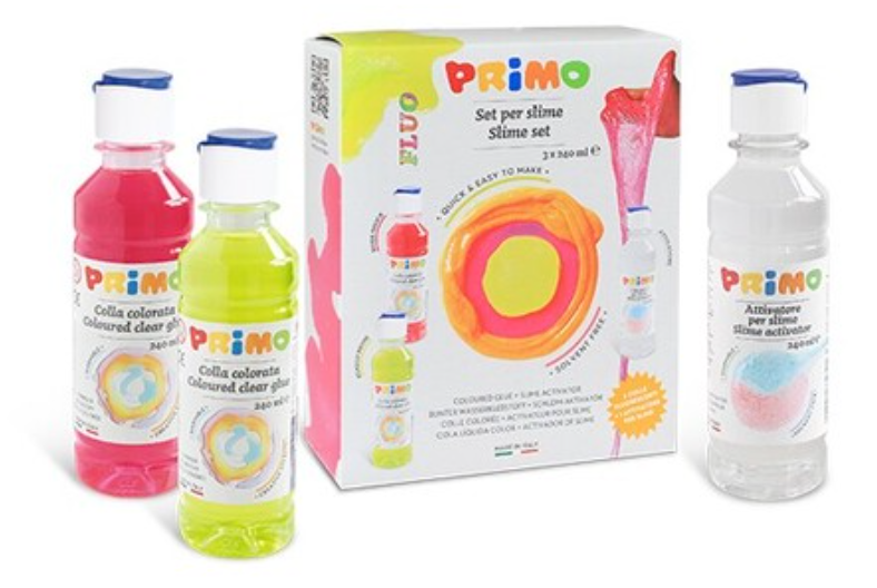 Primo Slime-Lab Set of 2 - Fluoro (240ml) + Activator