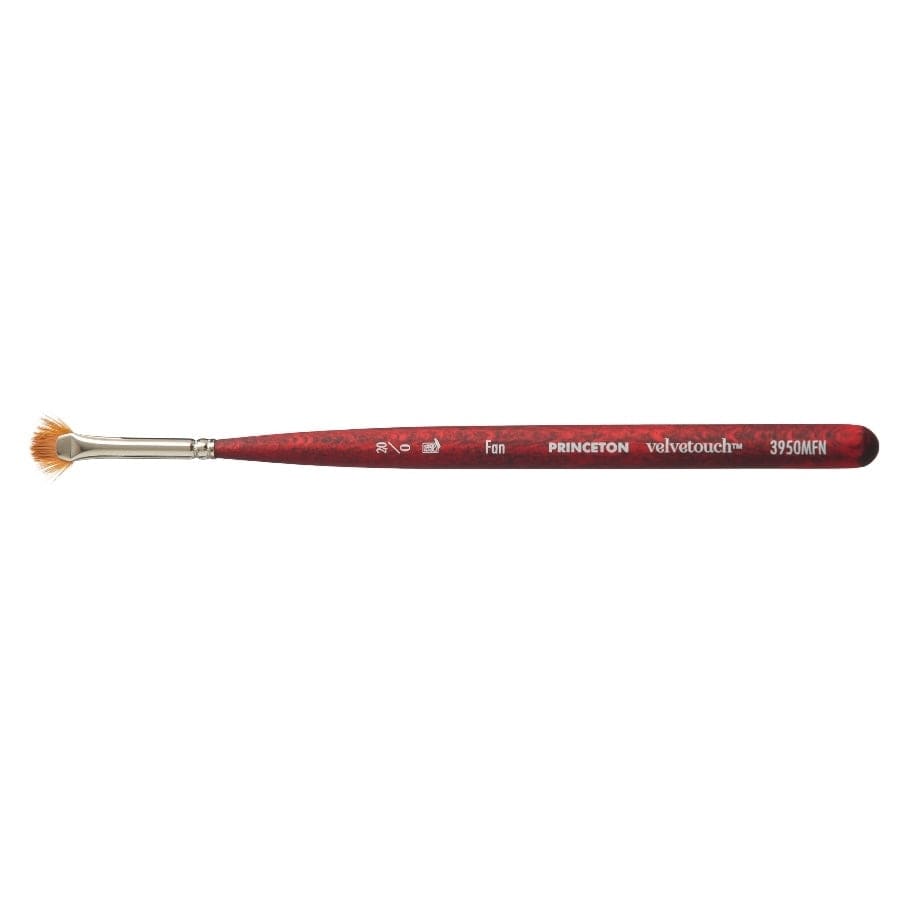 PRINCETON PRINCETON SH Mini Fan Size 20/0 Princeton Velvetouch 3950 SH Mini Fan Size 20/0