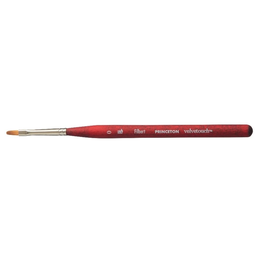 PRINCETON PRINCETON SH Mini Filbert Size 0 Princeton Velvetouch 3950 SH Mini Filbert Size 0