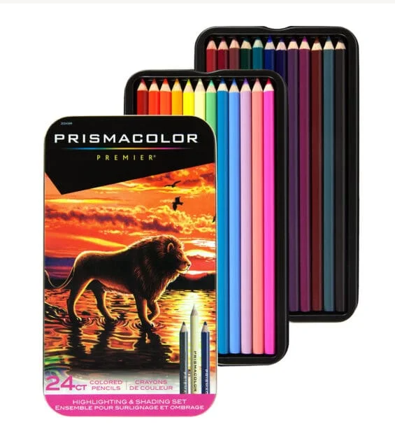 Prismacolor Premier Highlighting & Shading Set of 24